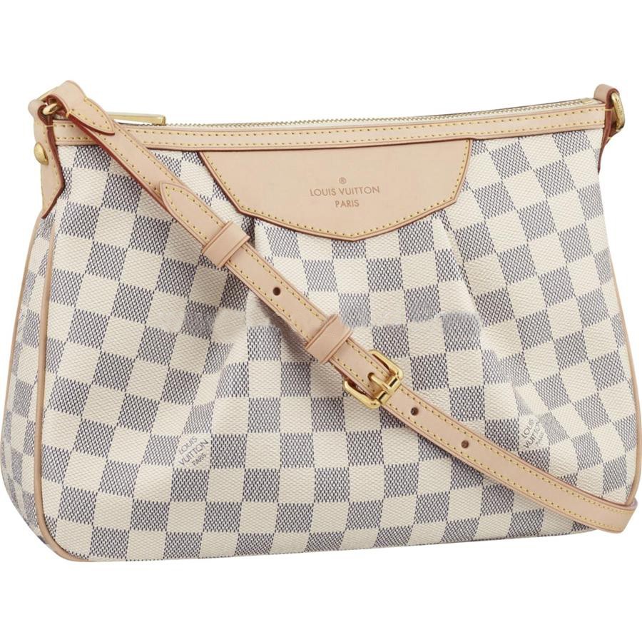 Fake Louis Vuitton Siracusa PM Damier Azur Canvas N41113 Online - Click Image to Close